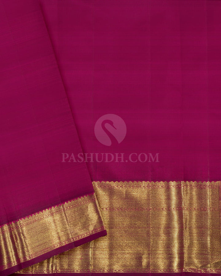 Dual Shaded Arakku Bridal Kanjivaram Silk Saree-SP460
