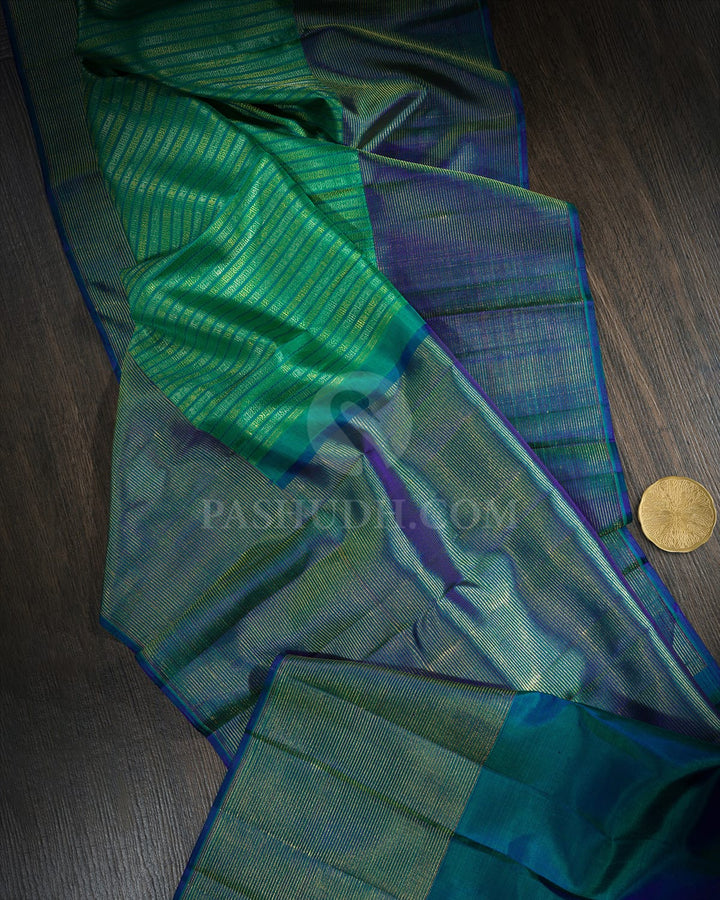 Leaf Green Kanjivaram Silk Saree-S1647(C)