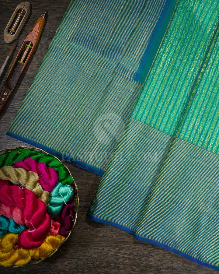 Leaf Green Kanjivaram Silk Saree-S1647(C)