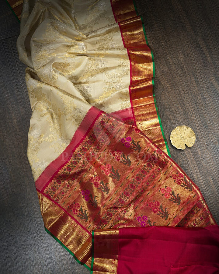 Tussar Bridal Kanjivaram Silk Saree-S1774(B)