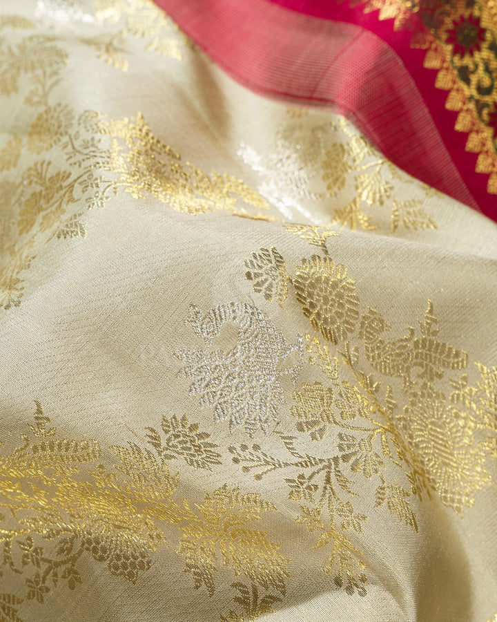 Tussar Bridal Kanjivaram Silk Saree-S1774(B)