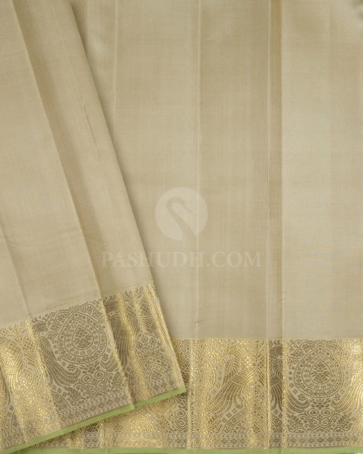Peacock Blue Kanjivaram Silk Saree-S1811(A)