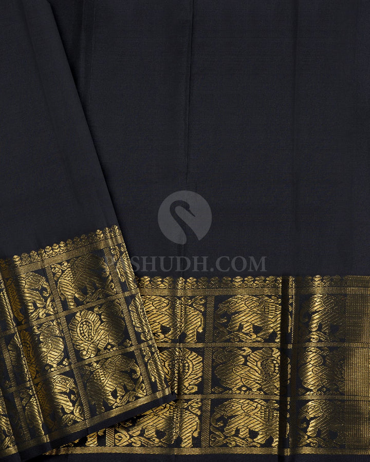 Cream Kanjivaram Silk Saree-SP461