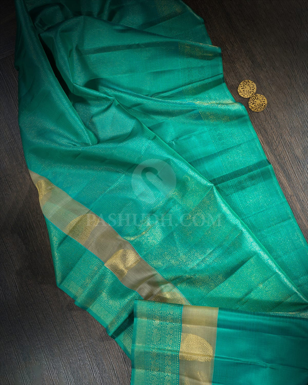 Dual Shaded Sky Blue Kanjivaram Silk Saree-S1812(A)
