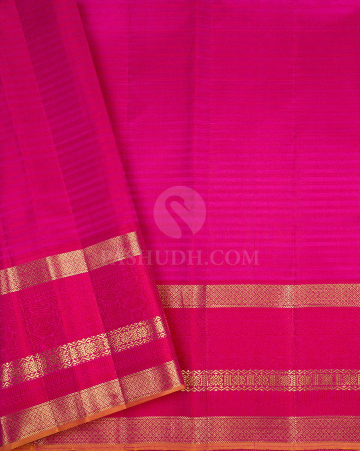 Half White Organza Kanjivaram Silk Saree-S1797(A)