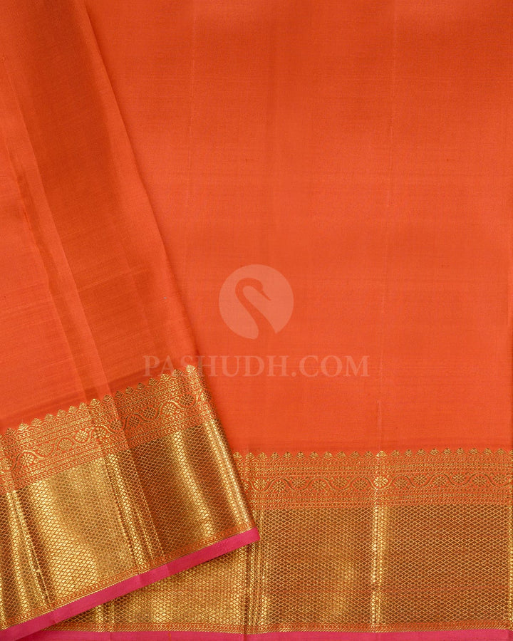 Bottle Green Kanjivaram Silk Saree-S1792(A)