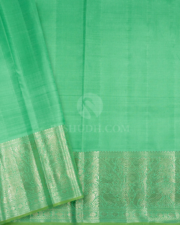 Eggplant Purple Kanjivaram Silk Saree-S1203(G)