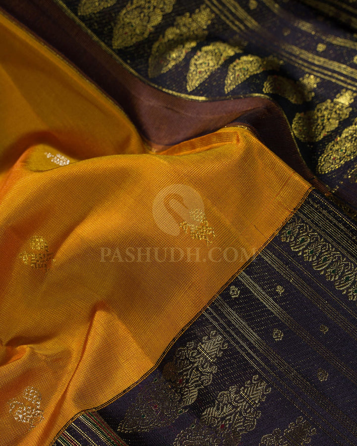 Dual Shaded Honeycomb Kanjivaram Silk Saree-S1821(A)