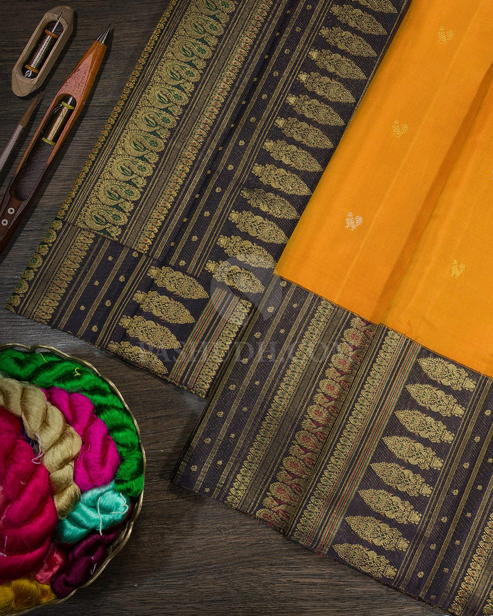 Dual Shaded Honeycomb Kanjivaram Silk Saree-S1821(A)