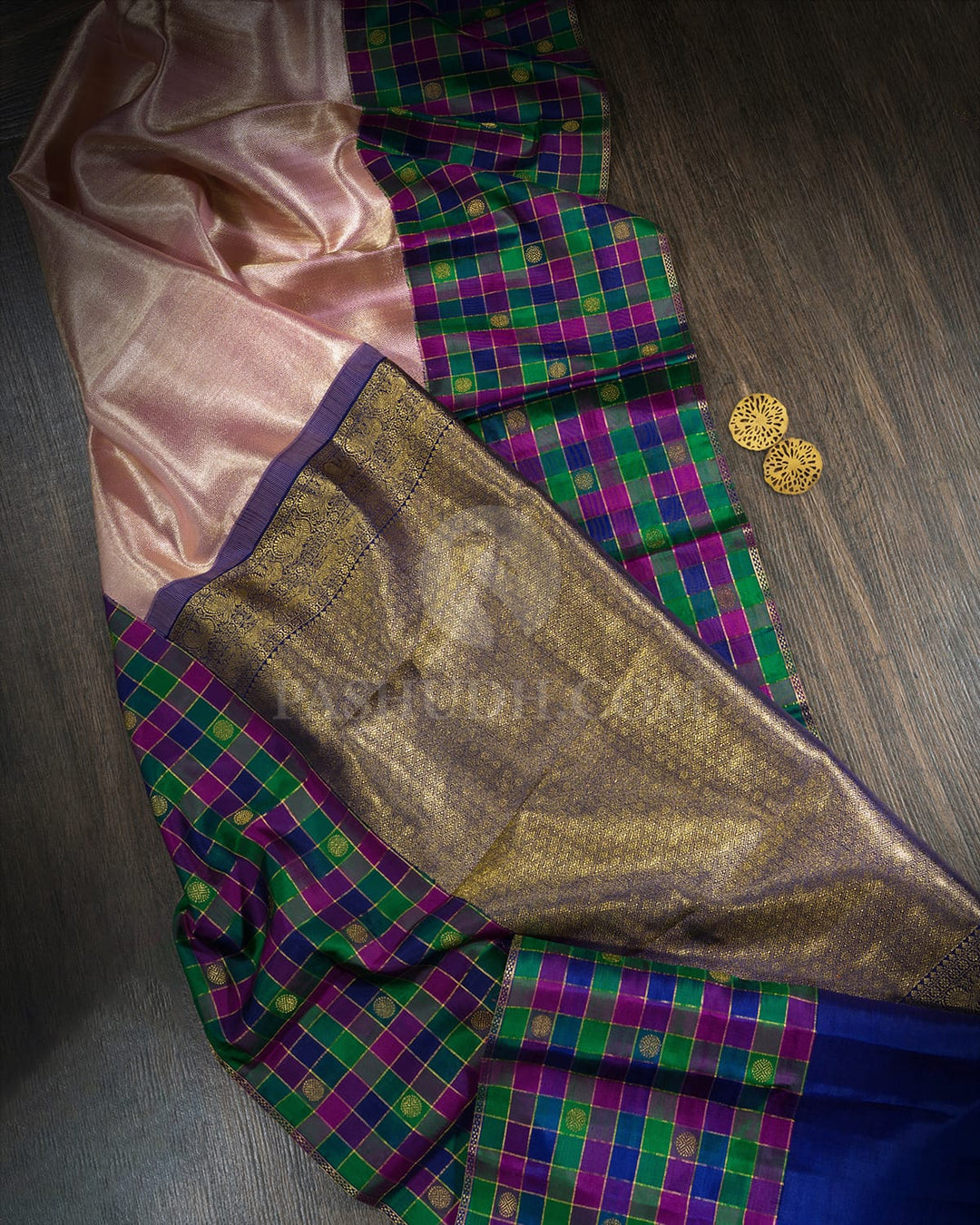 Baby Pink Paalum Pazhamum Kanjivaram Silk Saree-S1552(B)