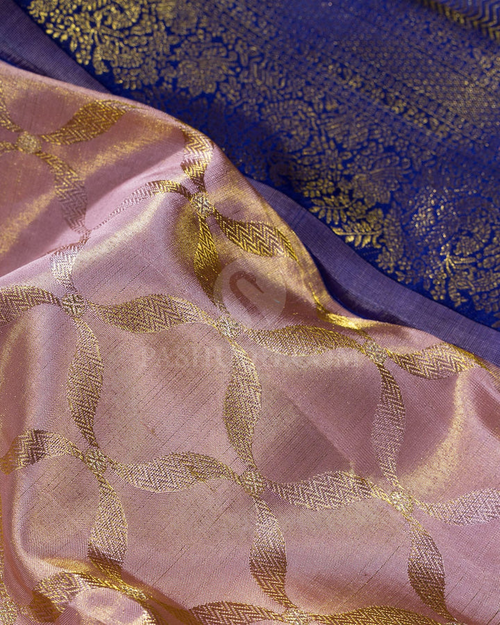 Baby Pink Kanjivaram Silk Saree-S1466(E)