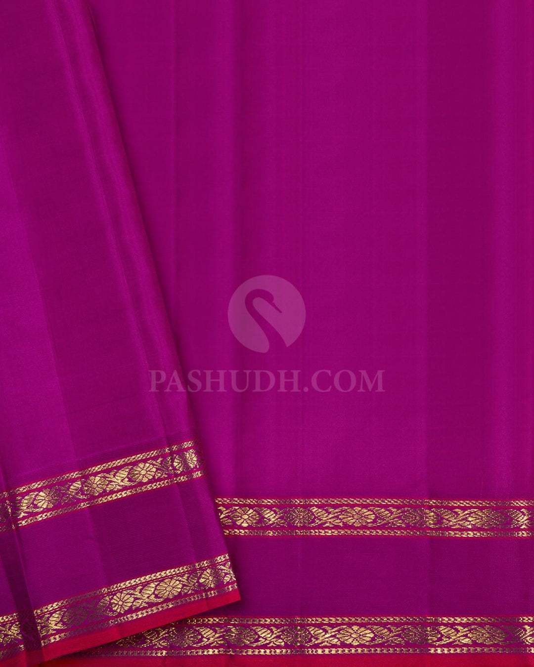 Deep Purple Kanjivaram Silk Saree-S1717(C)