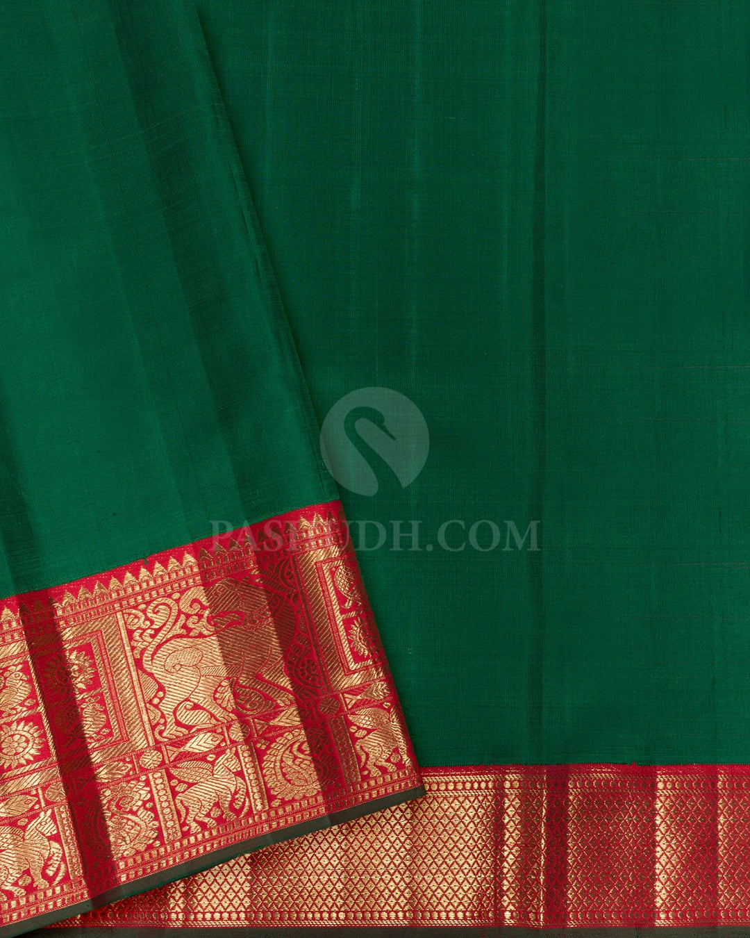 Mango Yellow Pure Zari Traditional Kanjivaram Silk Saree-P224(A)