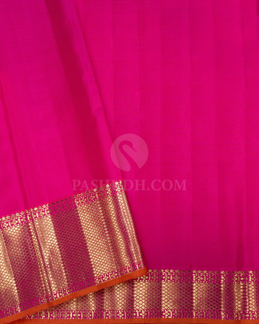 Navy Blue Pure Zari Kanjivaram Silk Saree-P221(A)