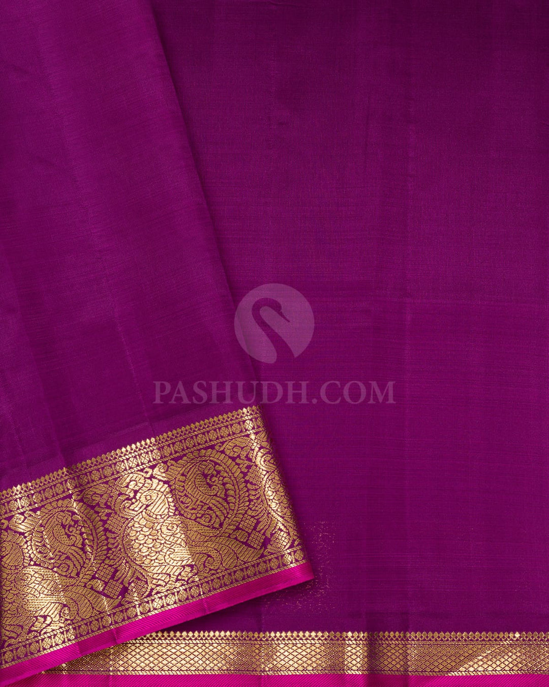 Lavender Organza Kanjivaram Silk Saree-S1397(E)
