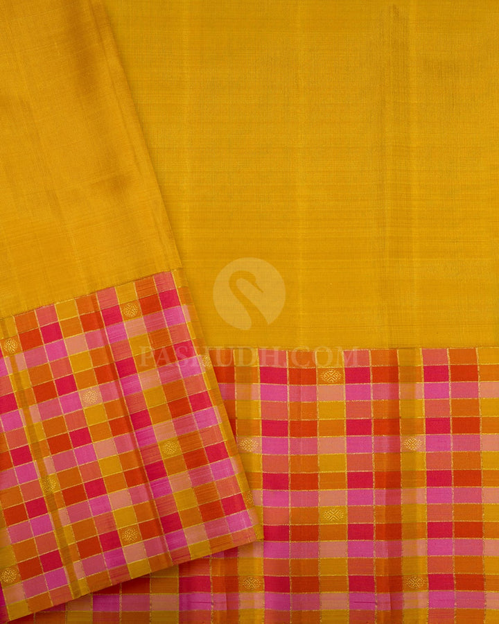 Mauve Organza Shimmer Kanjivaram Silk Saree-S1780(B)