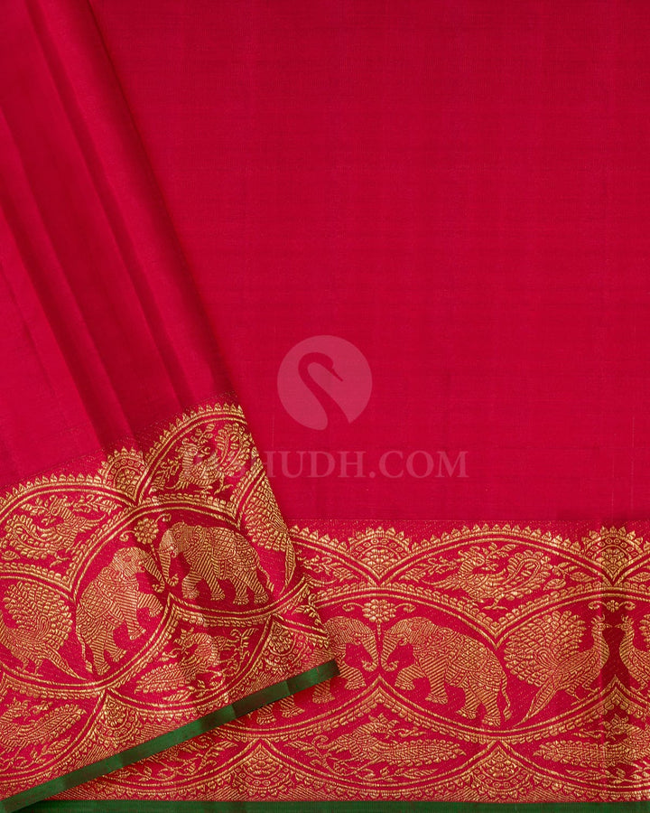 Golden Silk Shimmer Kanjivaram Silk Saree-S1514(C)