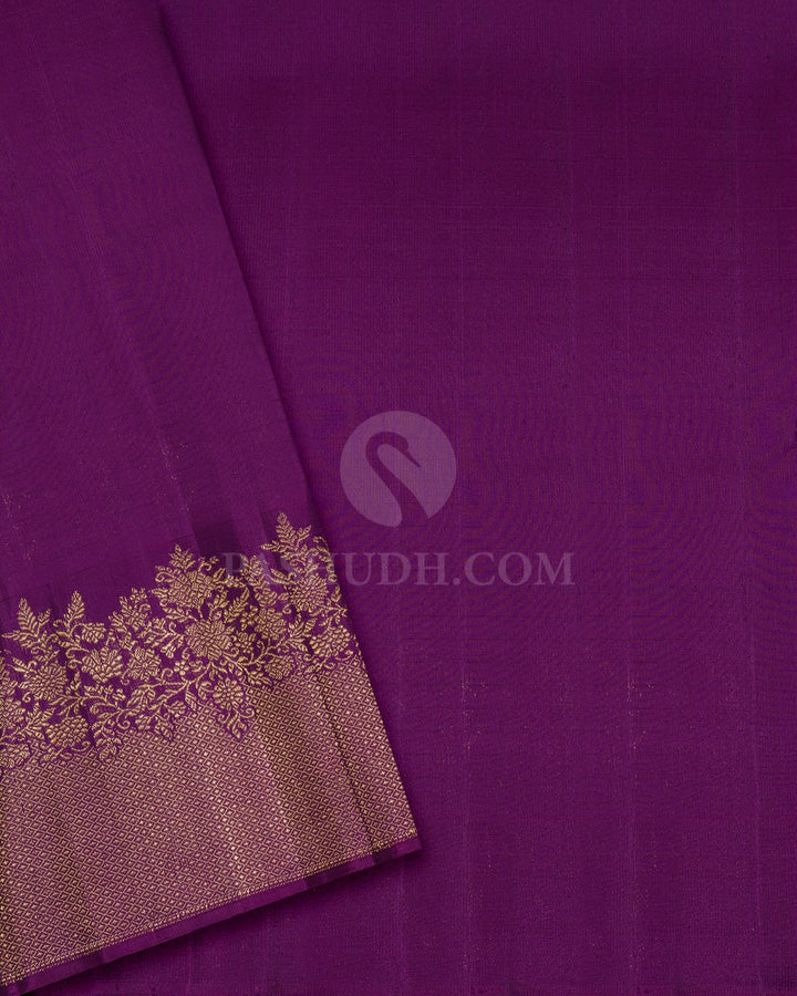 Purple Kanjivaram Silk Saree-S1790(B)