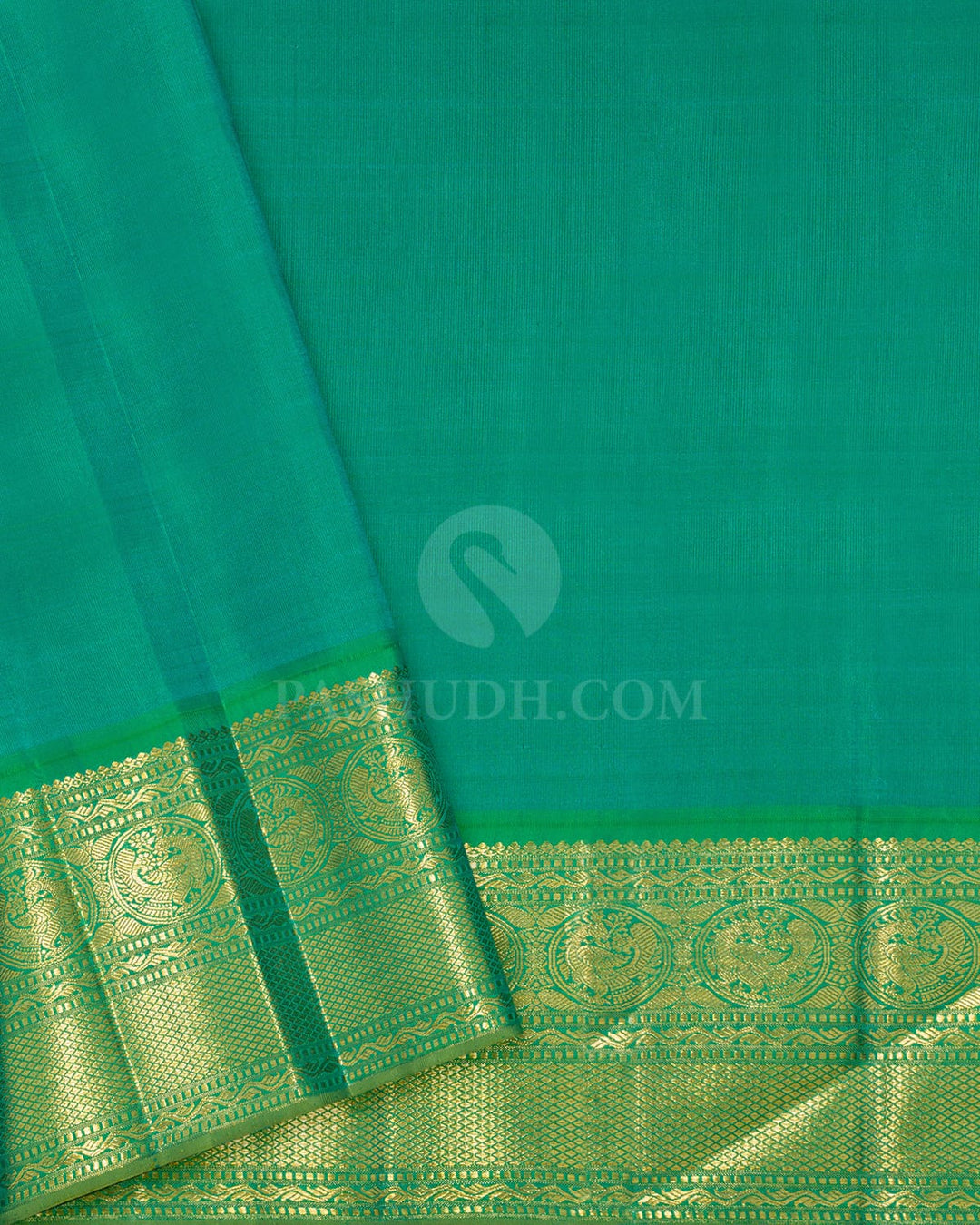 Bright Yellow Organza Kanjivaram Silk Saree-S1536(D)