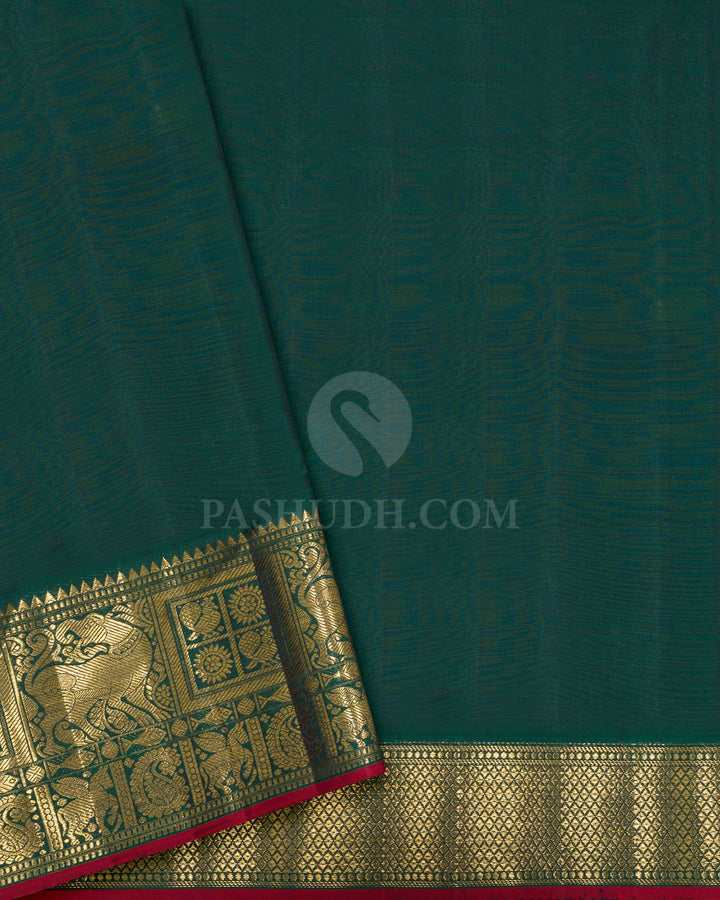 Neon Orange Kanjivaram Silk Saree-S1825(A)
