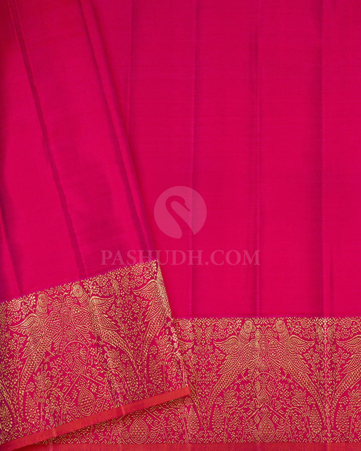 Ivory Vairaoosi Kanjivaram Silk Saree-S1519(B)