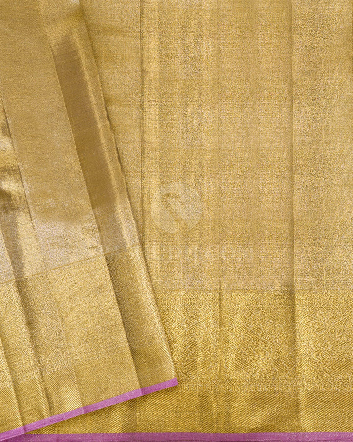 Baby Pink Tissue Kanjivaram Silk Saree-S1814(B)