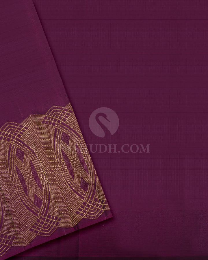 Wine Kanjivaram Silk Saree-S1749(C)
