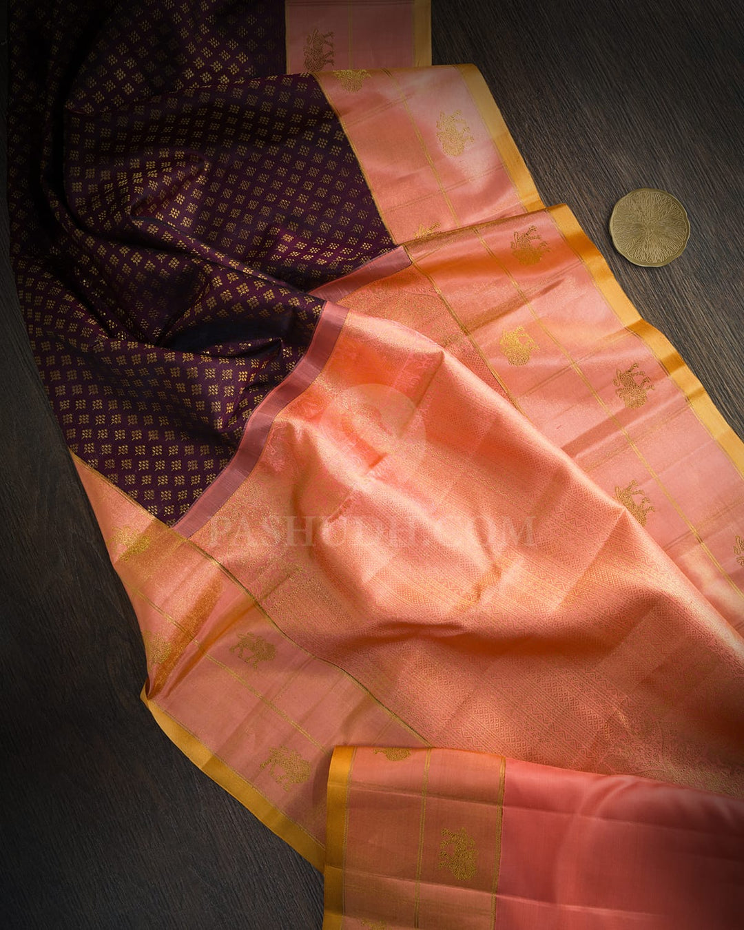 Arakku Kanjivaram Silk Saree-S1839(A)