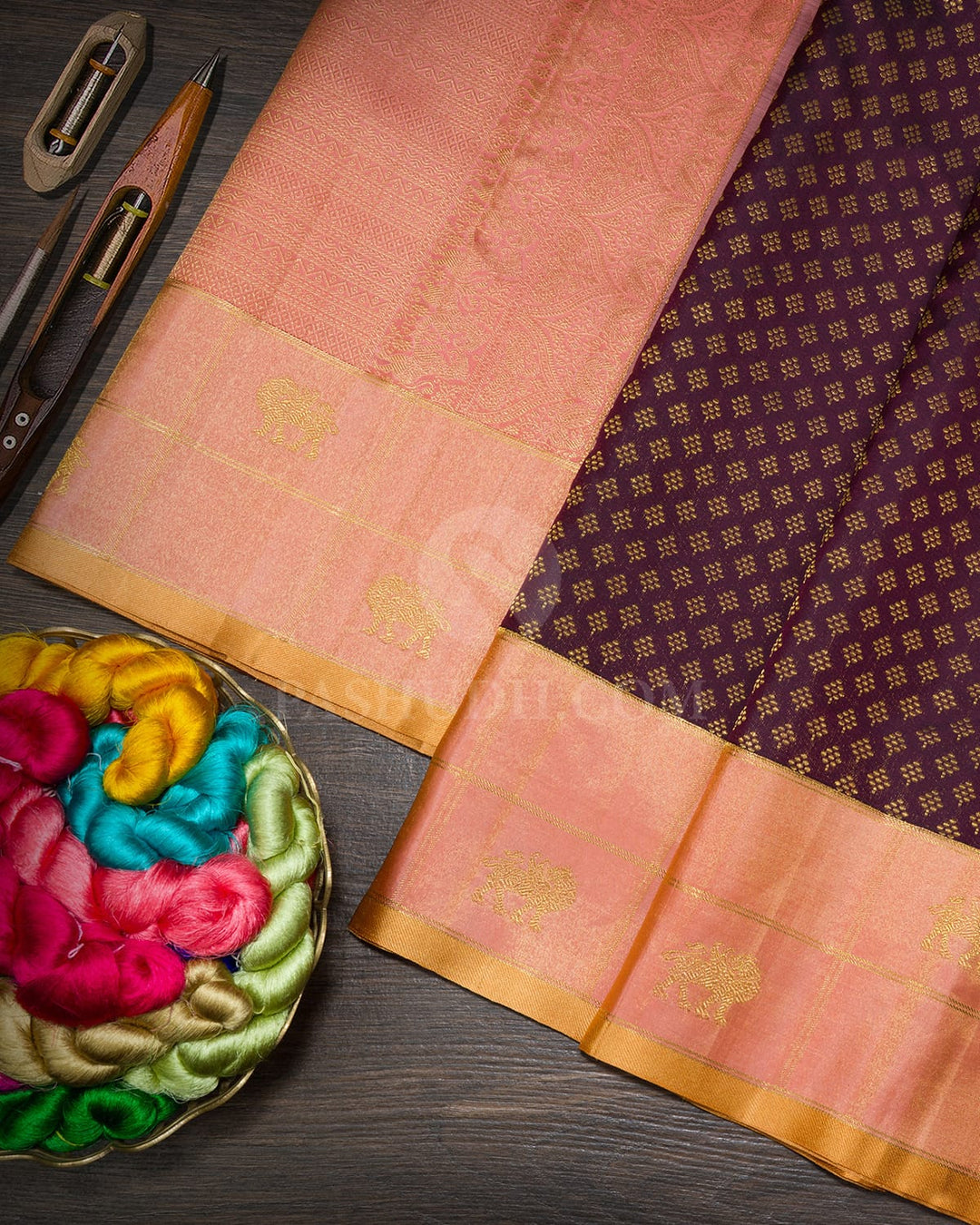 Arakku Kanjivaram Silk Saree-S1839(A)