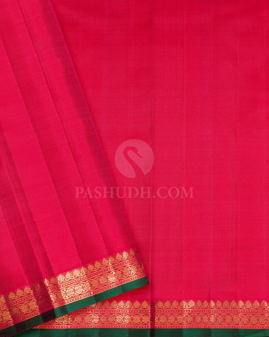 Dual Shaded Pink Paithani Pure Zari Kanjivaram Silk Saree-P234(A)