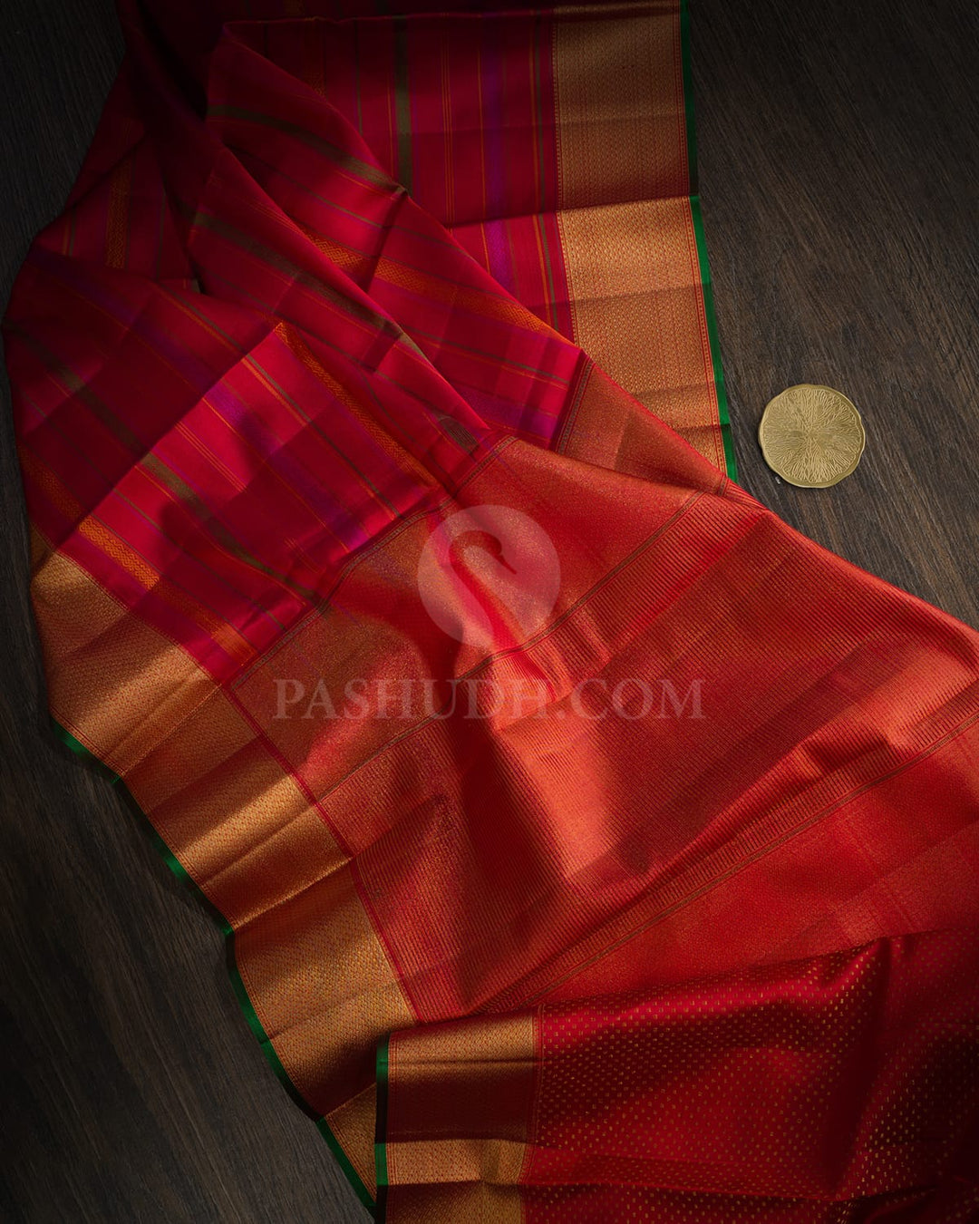 Red Kanjivaram Silk Saree-DJ476(A)
