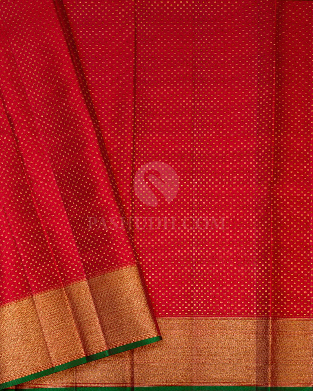 Red Kanjivaram Silk Saree-DJ476(A)
