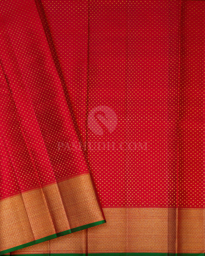 Red Kanjivaram Silk Saree-DJ476(A)