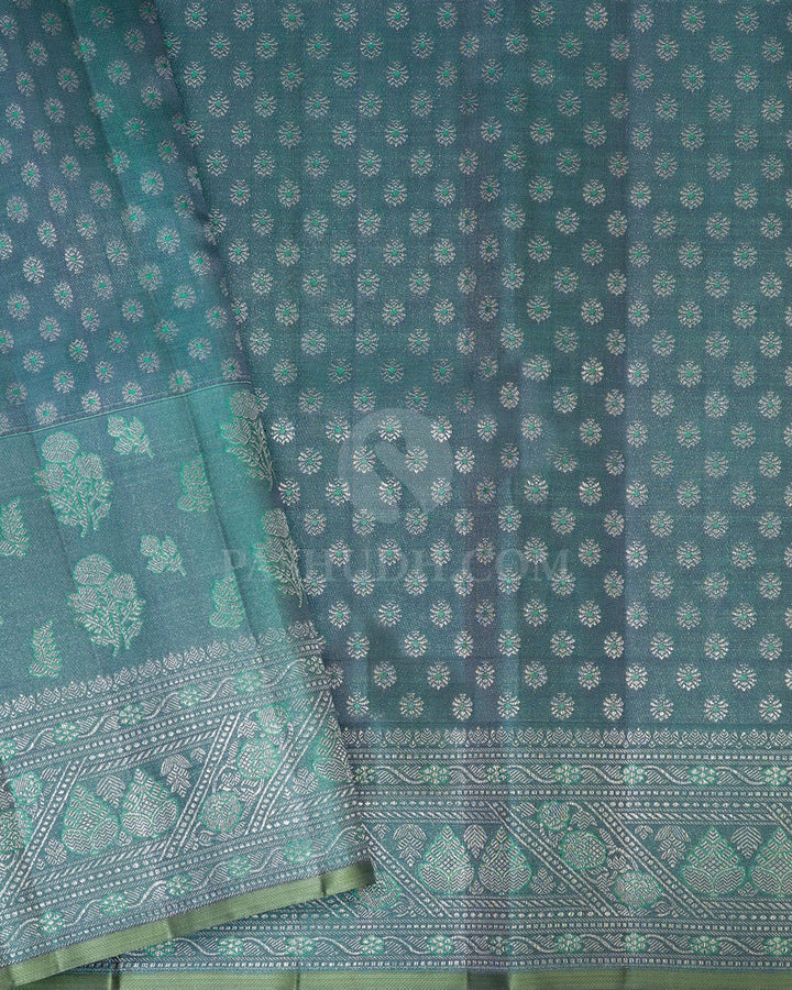Grey Kanjivaram Silk Saree-DJ463(D)