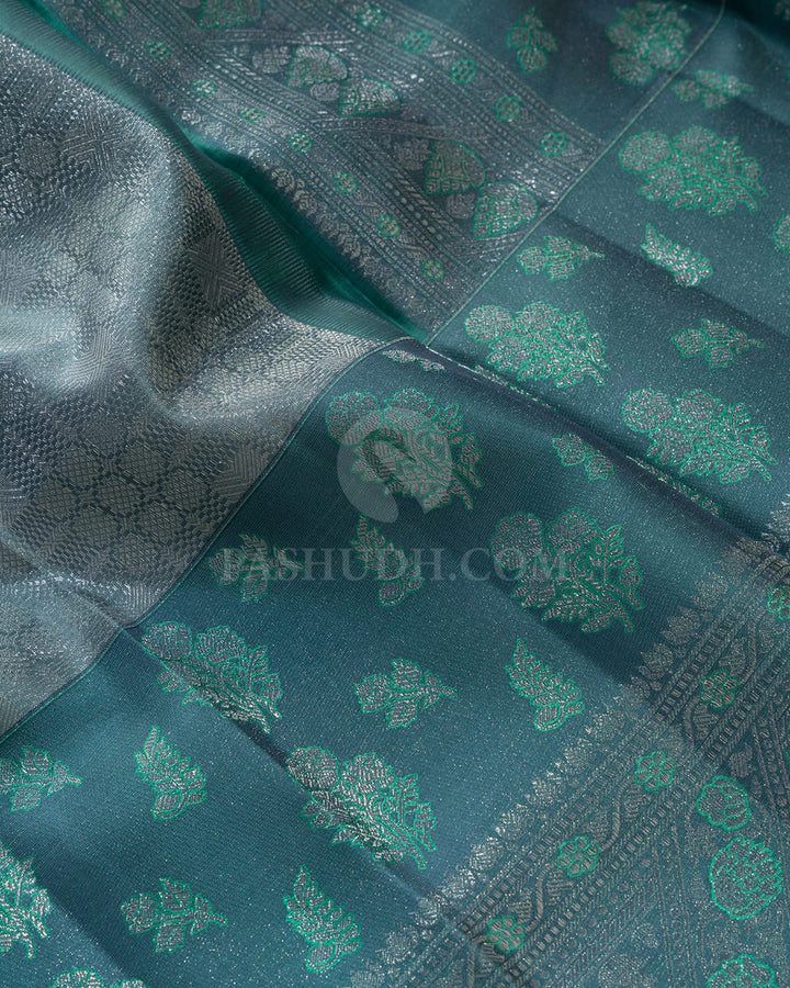 Grey Kanjivaram Silk Saree-DJ463(D)
