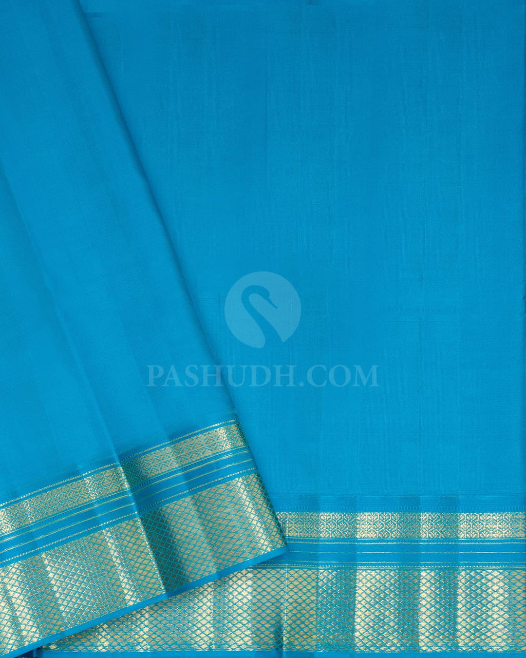 Navy Blue Kanjivaram Silk Saree-D711(C)