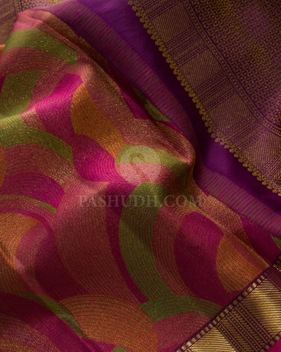 Multicolored Kanjivaram Silk Saree-DJ468(B)
