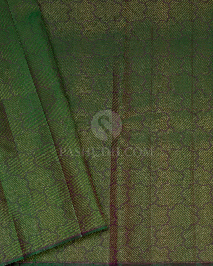 Cherry Red Kanjivaram Silk Saree-DJ478(A)