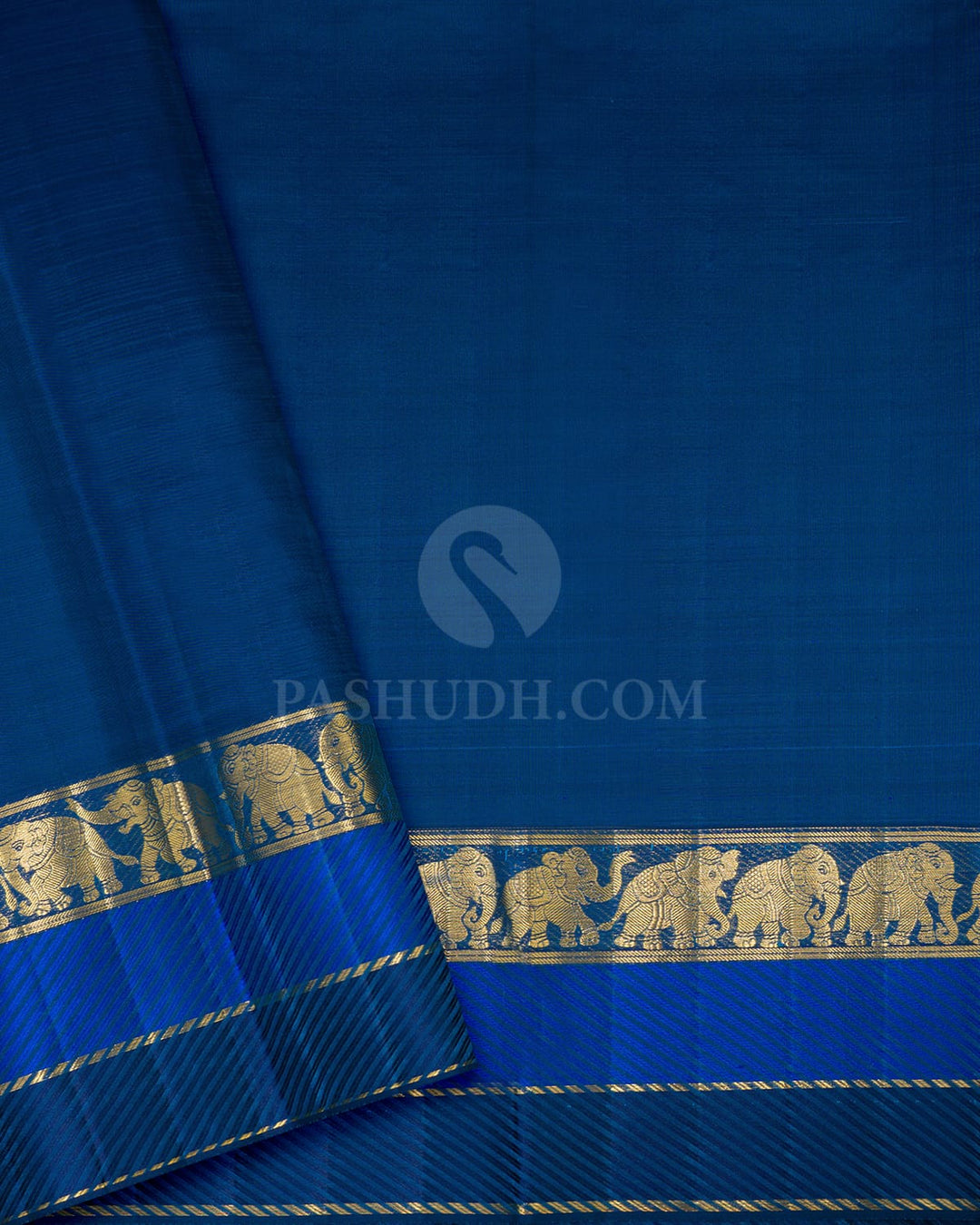 Shades Of Blue Kanjivaram Silk Saree-D712(A)