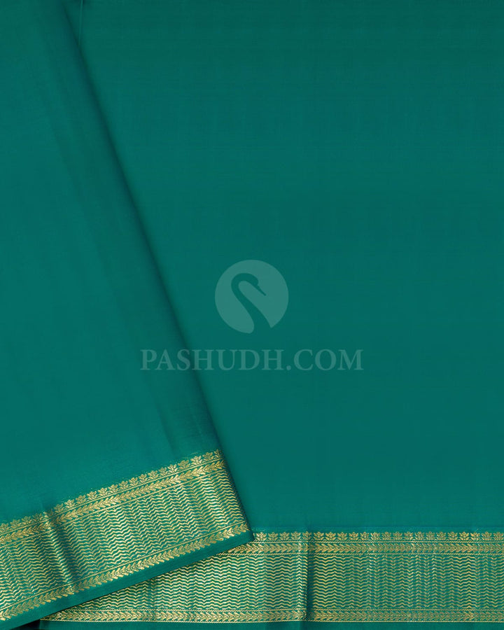 Ink Blue Traditional Kanjivaram Silk Saree-D696(D)