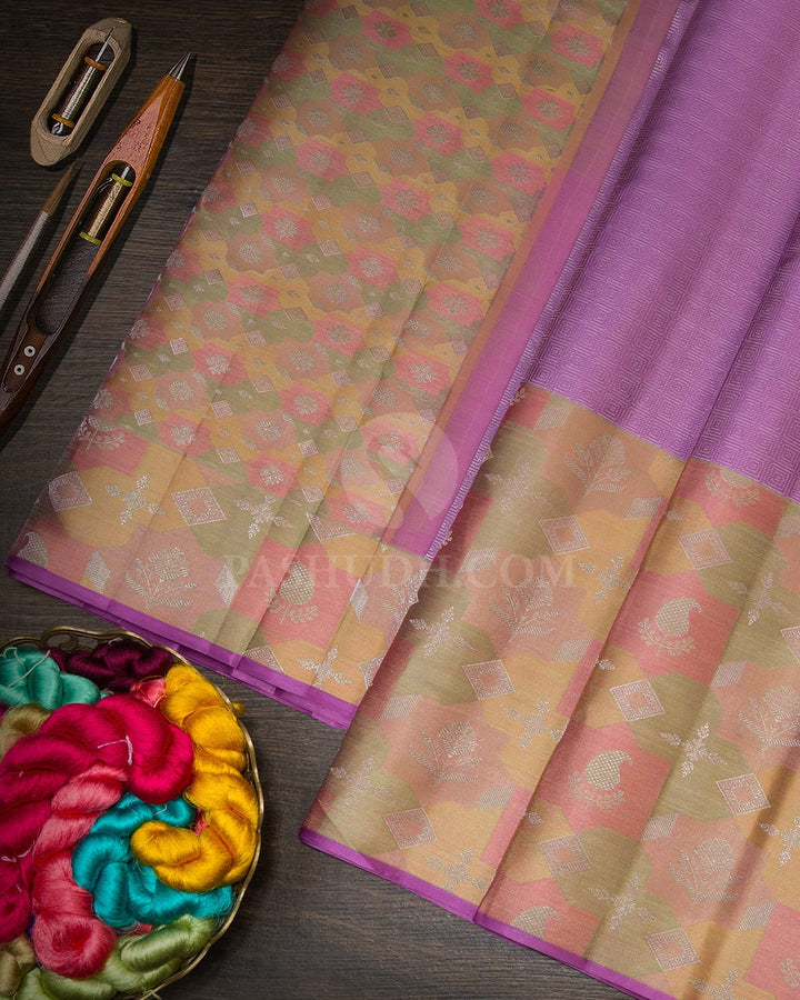 Lavender Kanjivaram Silk Saree-DJ424(N)