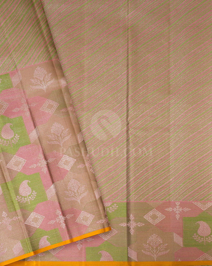Cream Kanjivaram Silk Saree-DJ424(M)