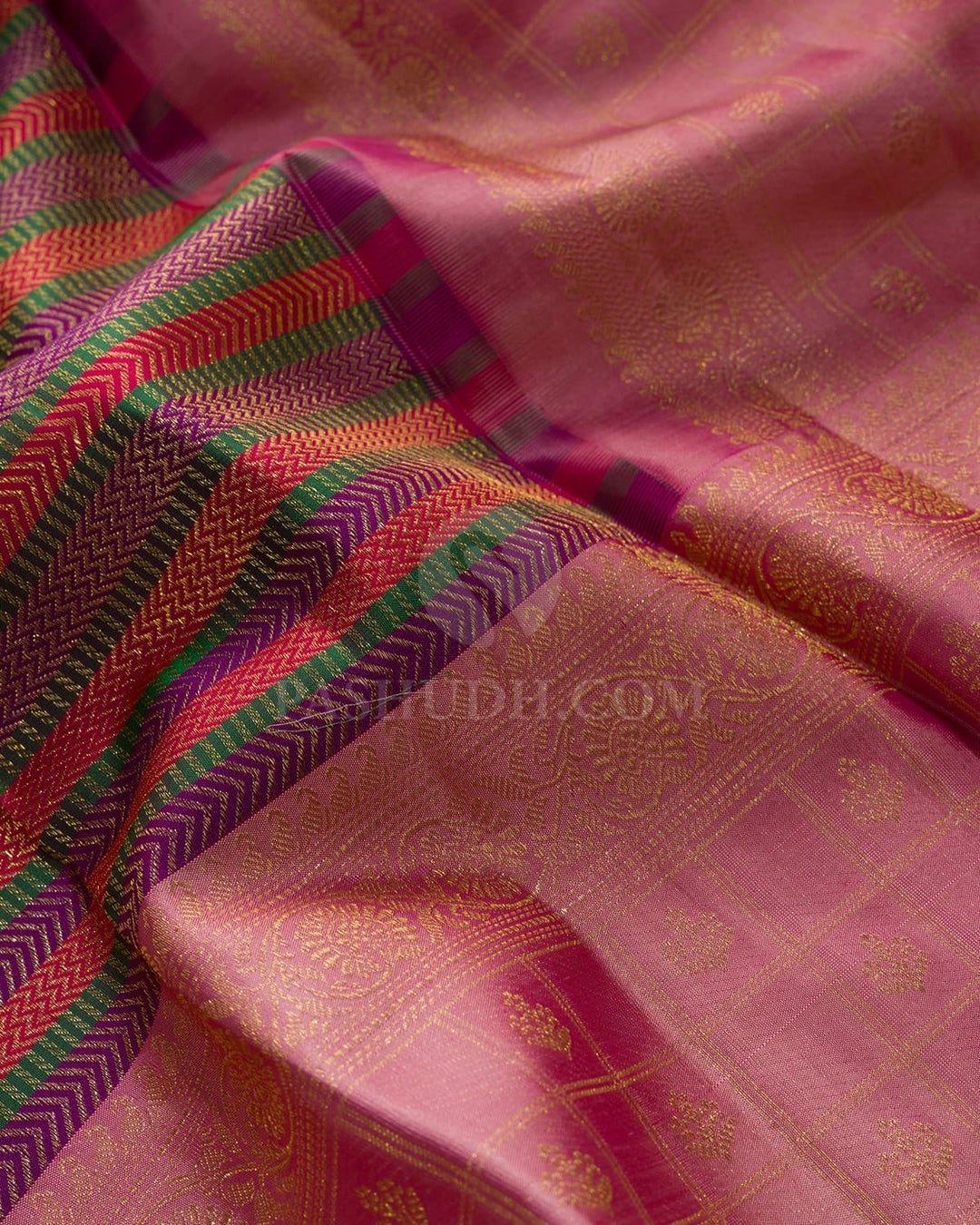 Multicolored Kanjivaram Silk Saree-DJ467(B)