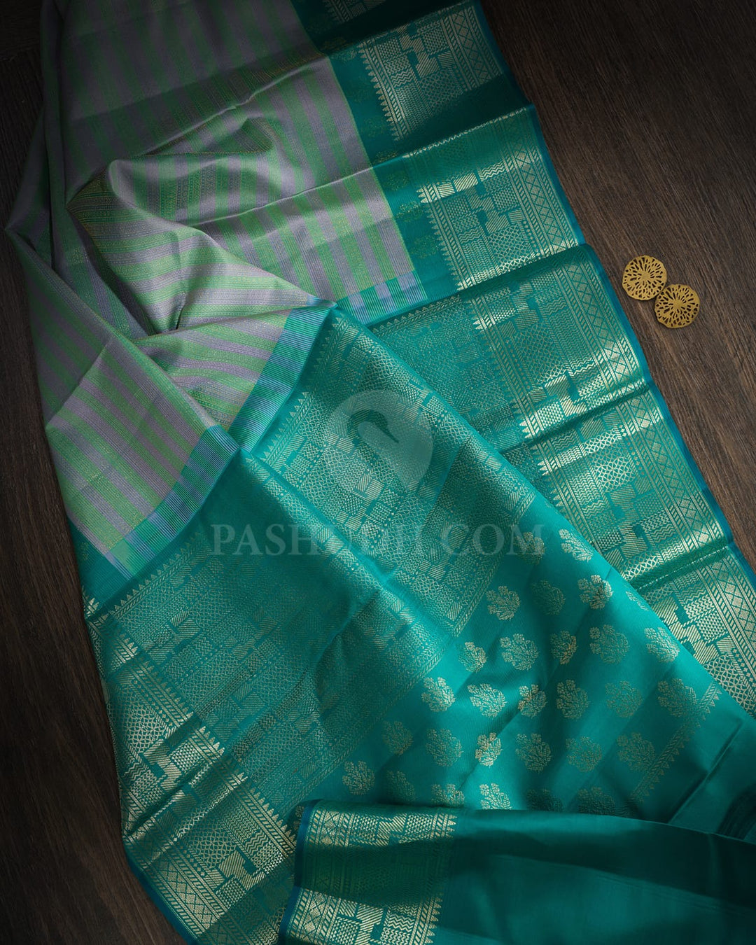 Multicolored Kanjivaram Silk Saree-DJ471(A)