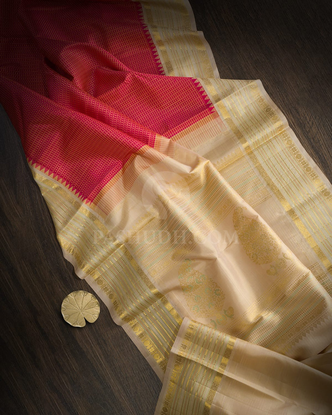 Shades Of Pink Kanjivaram Silk Saree-S1615(B)