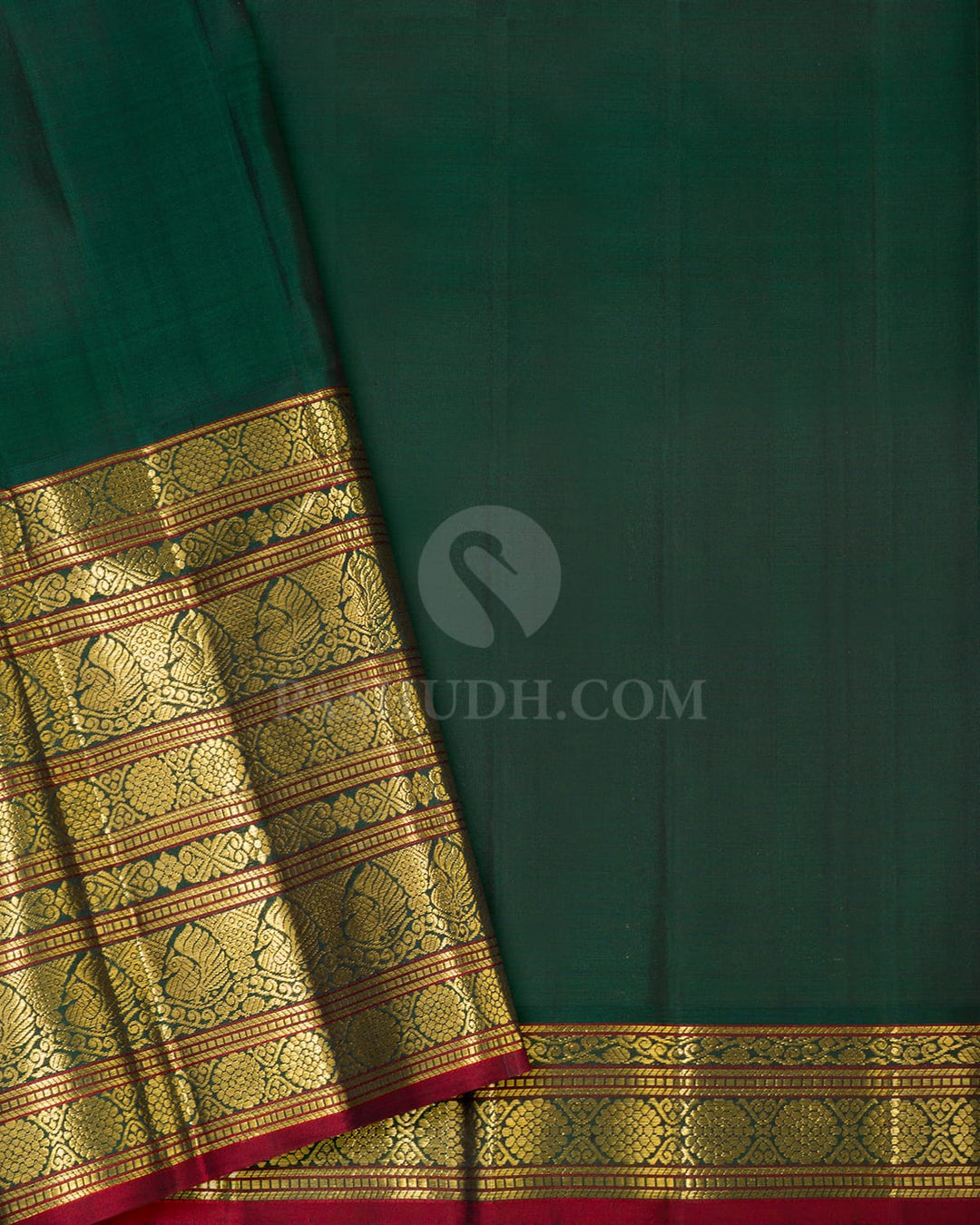 Dual Shaded Rexona Green Kanjivaram Silk Saree-S1236(H)