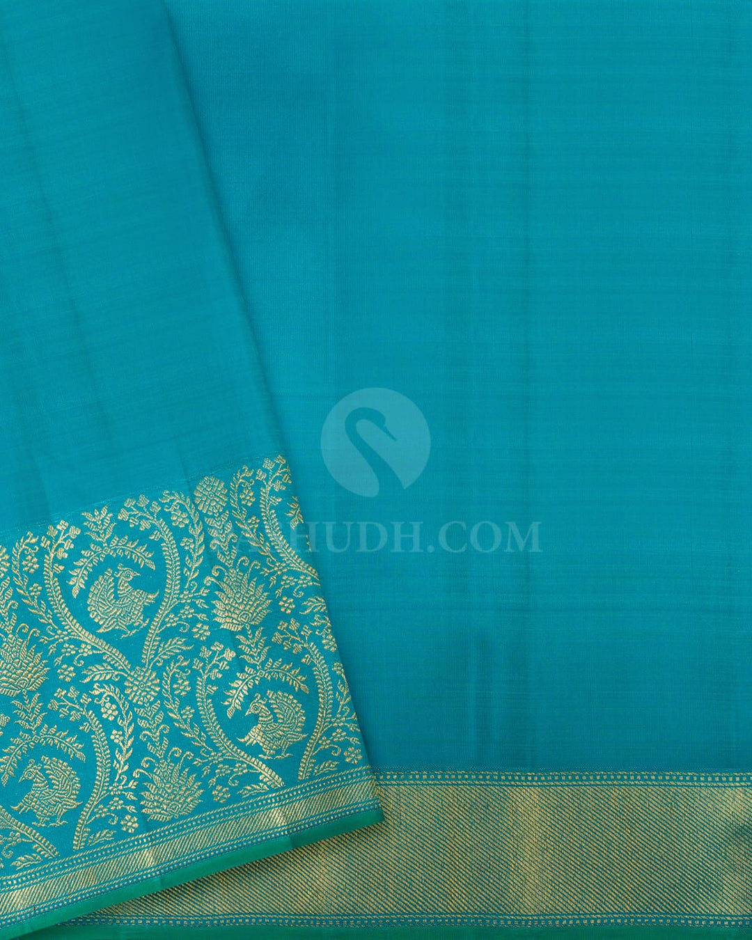 Ink Blue Kanjivaram Silk Saree-S1779(B)