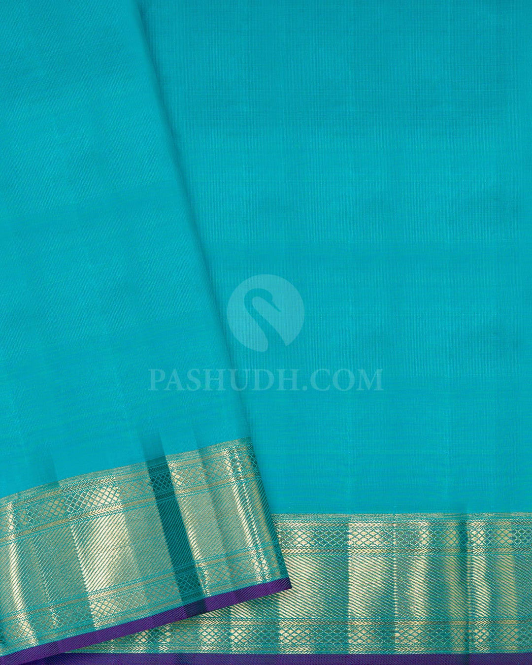 Sky Blue Meenakari Kanjivaram Silk Saree-S1843(B)