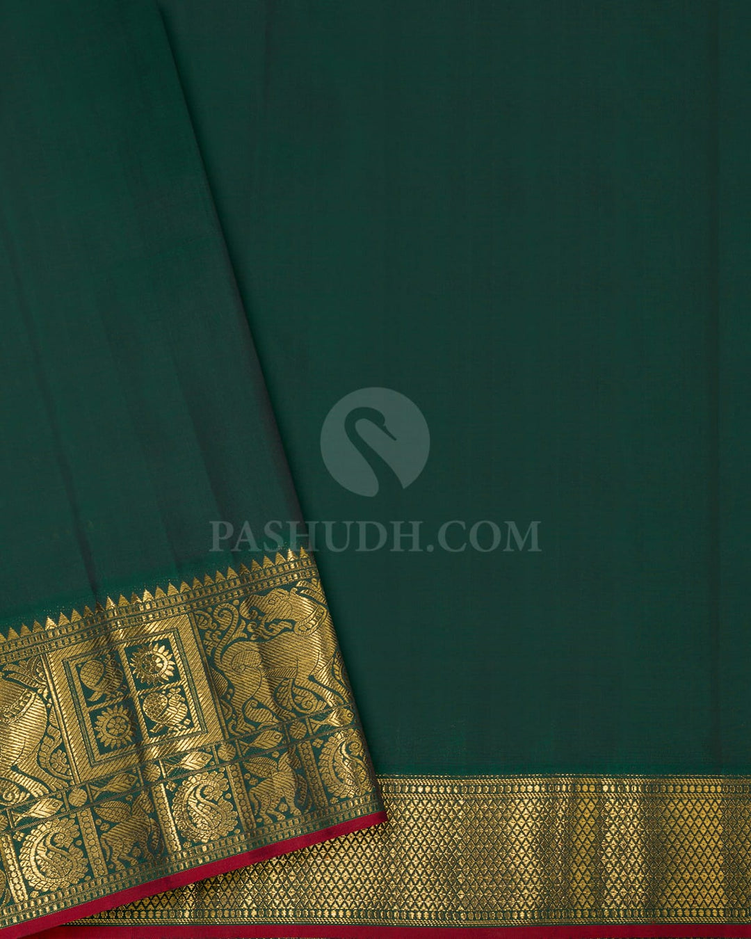Tiffany Blue Kanjivaram Silk Saree-S1825(B)