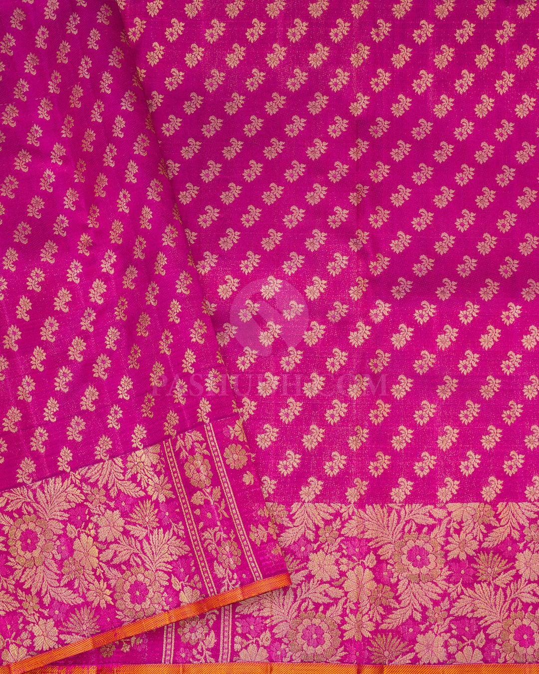 Powder Blue Meenakari Kanjivaram Silk Saree-S1852(A)